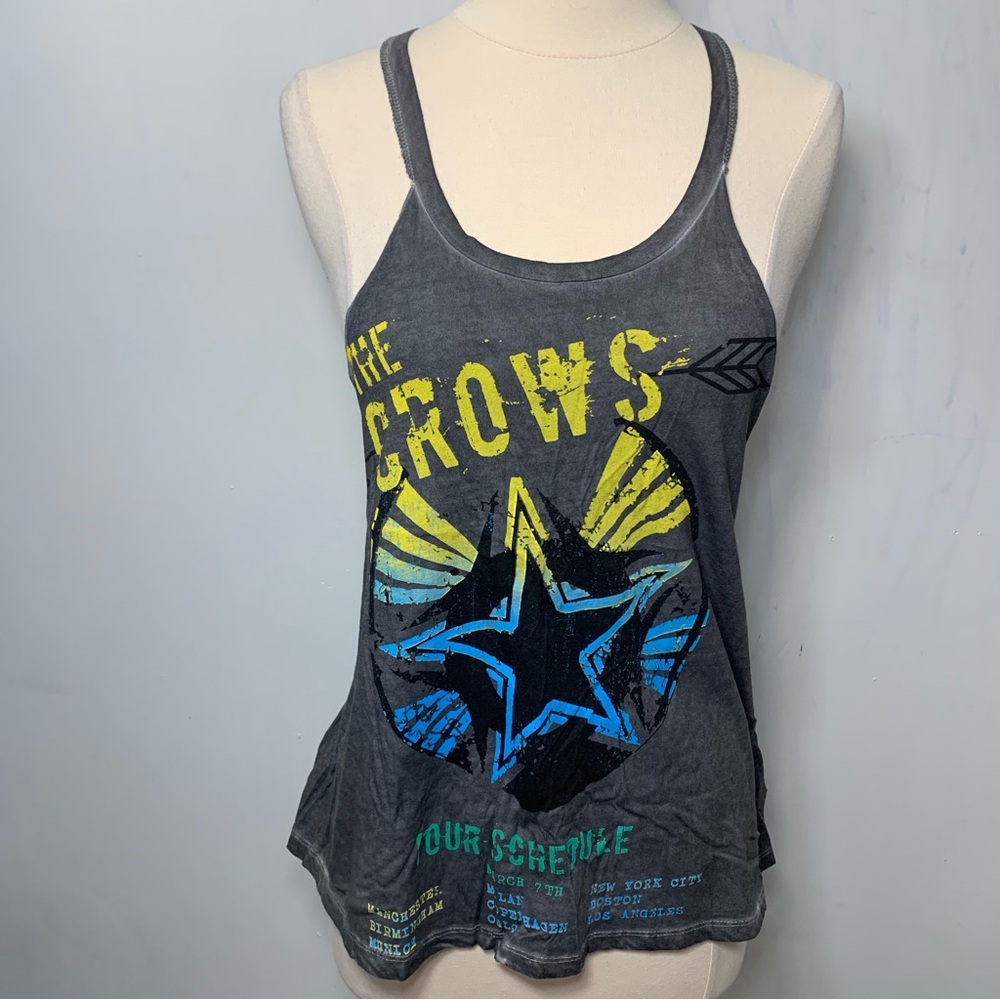 Vintage Havana band tee the crow tour style with lace on the back NWT size M